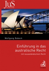 Einführung in das australische Recht - Wolfgang Babeck