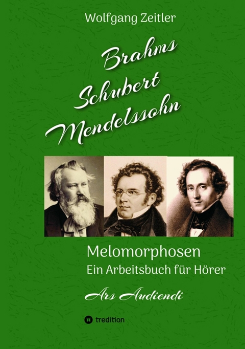 Brahms, Schubert, Mendelssohn: Melomorphosen - Fr&uuml;chte der Musikmeditation, sichtbar gemachte Informationsmatrix ausgew&auml;hlter Musikst&uuml;cke, Gestaltwerkzeuge f&uuml;r Musikh&ouml;rer; ohne Verwendung von Noten -  Wolfgang Zeitler