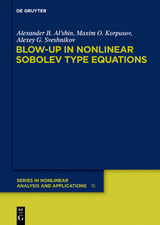 Blow-up in Nonlinear Sobolev Type Equations - Alexander B. Al'shin, Maxim O. Korpusov, Alexey G. Sveshnikov