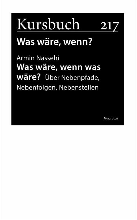 Was w&auml;re, wenn was w&auml;re? - Armin Nassehi