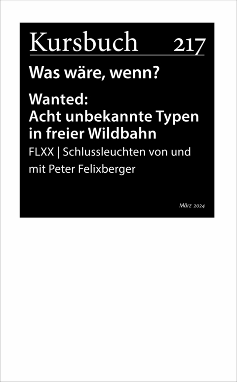 FLXX | Schlussleuchten von und mit Peter Felixberger - Peter Felixberger