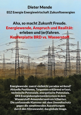 Aha, so macht Zukunft Freude. Energiewende, Anspruch und Realität: erleben und (er)fahren.