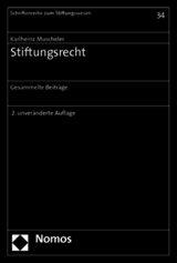 Stiftungsrecht - Karlheinz Muscheler