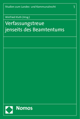 Verfassungstreue jenseits des Beamtentums - 