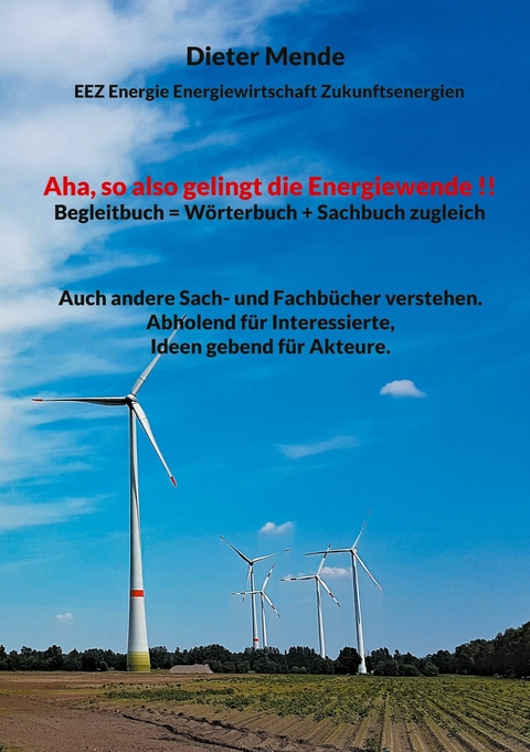Aha, so also gelingt die Energiewende !! Begleitbuch = W&ouml;rterbuch + Sachbuch zugleich - Dieter Mende