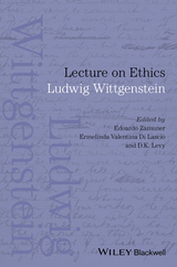 Lecture on Ethics - Ludwig Wittgenstein