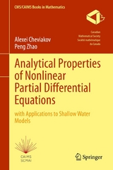Analytical Properties of Nonlinear Partial Differential Equations -  Alexei Cheviakov,  Shanghai Maritime University