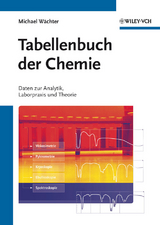 Tabellenbuch der Chemie - Michael W&auml;chter