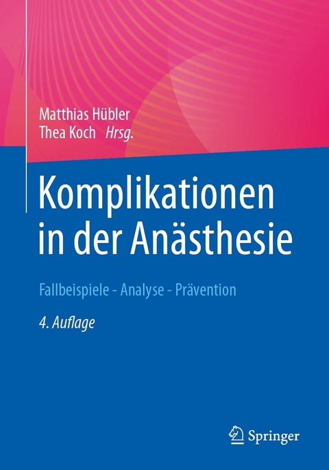 Komplikationen in der An&auml;sthesie - 