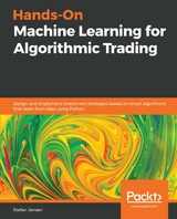Hands-On Machine Learning for Algorithmic Trading -  Jansen Stefan Jansen