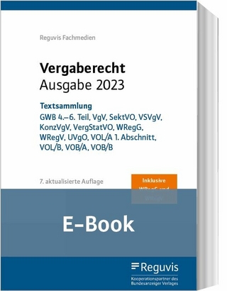 Vergaberecht - Ausgabe 2024 (E-Book)