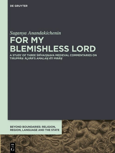 For My Blemishless Lord -  Suganya Anandakichenin