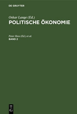 Politische &Ouml;konomie. Band 2 - 