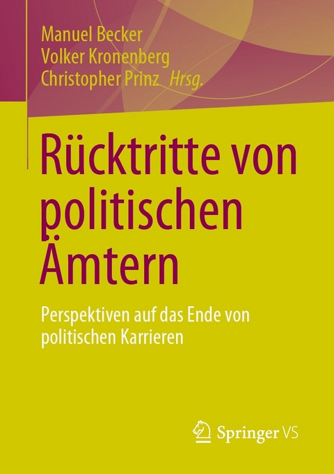R&uuml;cktritte von politischen &Auml;mtern - 