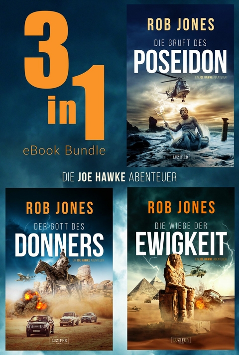 DIE JOE-HAWKE-ABENTEUER (Band 1-3) Bundle -  Rob Jones