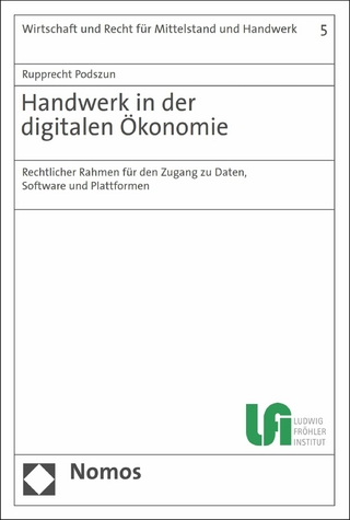 Handwerk in der digitalen Ökonomie