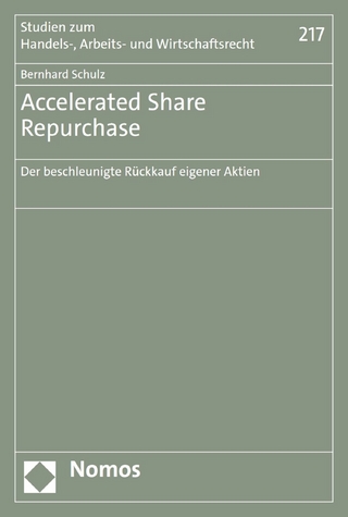 Accelerated Share Repurchase