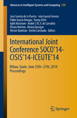 International Joint Conference SOCO&rsquo;14-CISIS&rsquo;14-ICEUTE&rsquo;14 - 