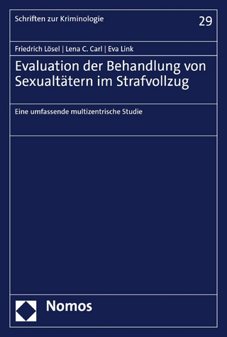 Evaluation der Behandlung von Sexualtätern im Strafvollzug