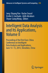 Intelligent Data analysis and its Applications, Volume II - 