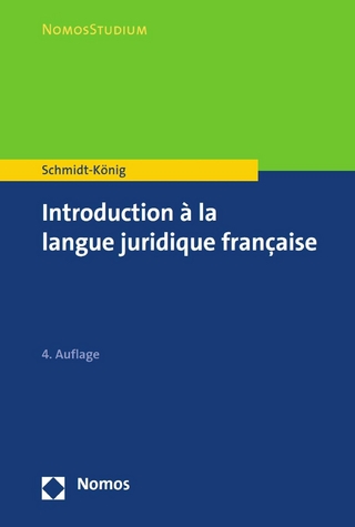 Introduction à la langue juridique française