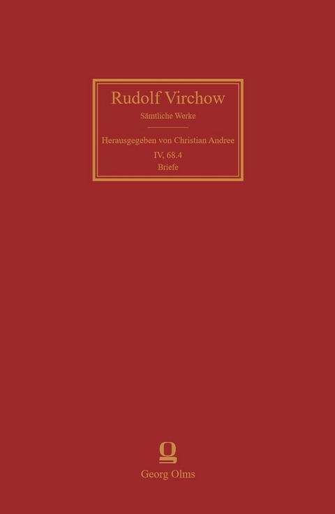 Rudolf Virchow: S&auml;mtliche Werke - 