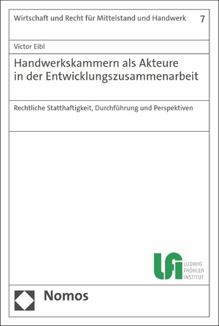 Handwerkskammern als Akteure in der Entwicklungszusammenarbeit