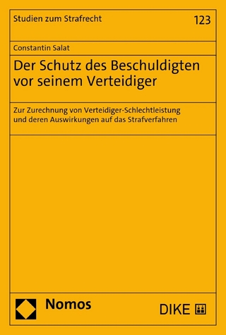 Der Schutz des Beschuldigten vor seinem Verteidiger