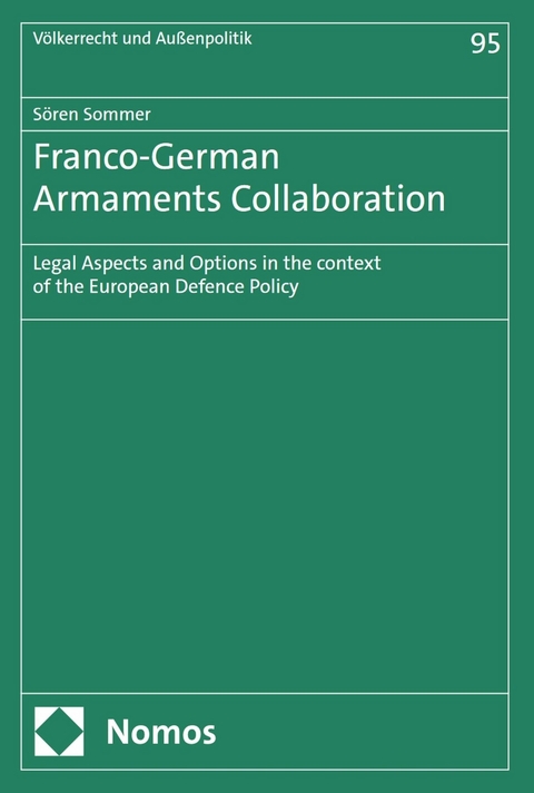 Franco-German Armaments Collaboration - Sören Sommer