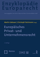 Europ&auml;isches Privat- und Unternehmensrecht - 