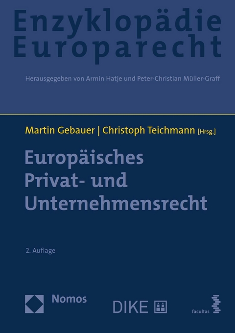 Europ&auml;isches Privat- und Unternehmensrecht - 