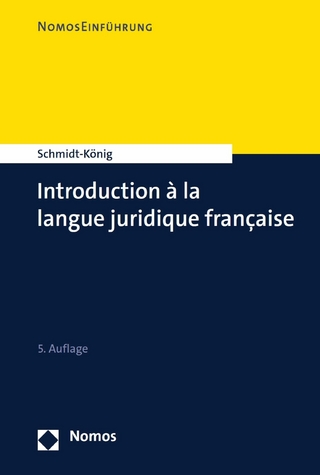 Introduction à la langue juridique française