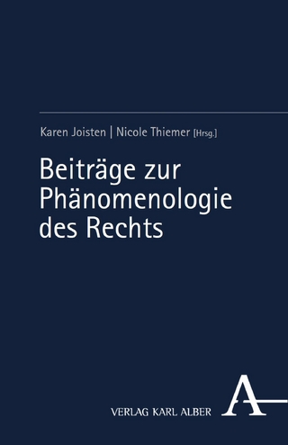 Beiträge zur Phänomenologie des Rechts