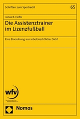 Die Assistenztrainer im Lizenzfu&szlig;ball - Jonas B. Hofer