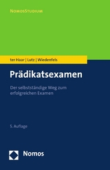 Pr&auml;dikatsexamen - Philipp ter Haar, Carsten Lutz, Matthias Wiedenfels