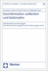 Desinformation aufdecken und bekämpfen - 