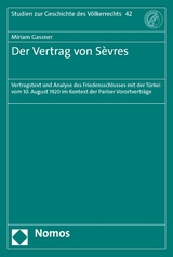 Der Vertrag von S&egrave;vres - Miriam Gassner