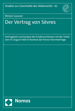 Der Vertrag von Sèvres