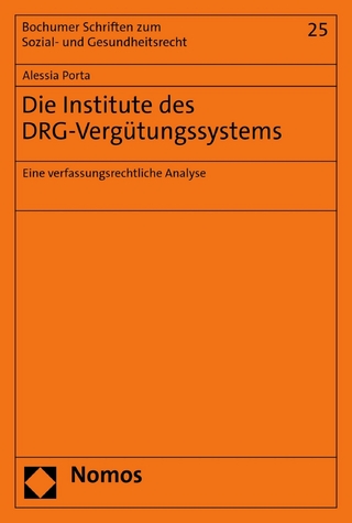 Die Institute des DRG-Vergütungssystems