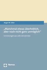 „Manchmal etwas überheblich, aber noch nicht ganz unmöglich“ - Jürgen W. Falter