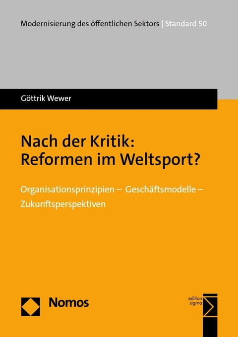 Nach der Kritik: Reformen im Weltsport? - G&ouml;ttrik Wewer