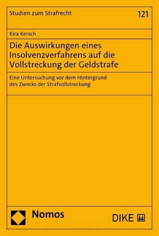 Die Auswirkungen eines Insolvenzverfahrens auf die Vollstreckung der Geldstrafe