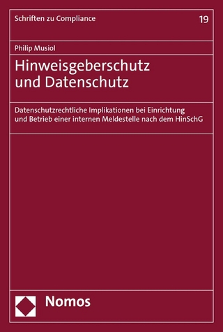 Hinweisgeberschutz und Datenschutz
