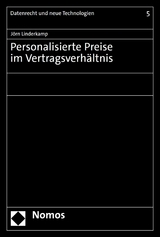Personalisierte Preise im Vertragsverh&auml;ltnis - J&ouml;rn Linderkamp