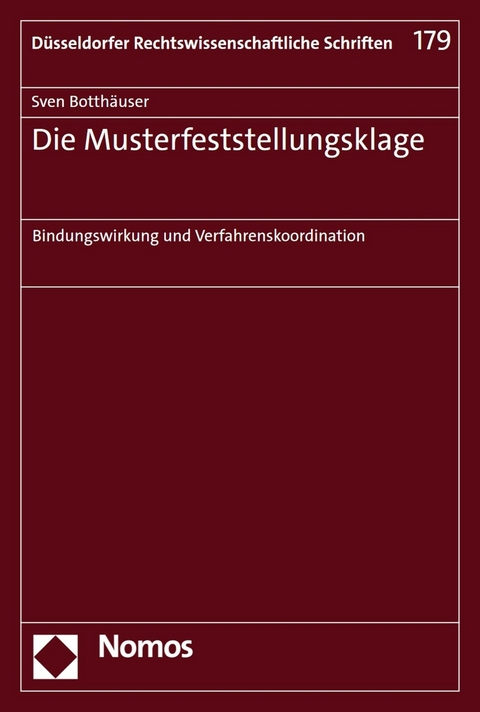 Die Musterfeststellungsklage - Sven Botth&auml;user