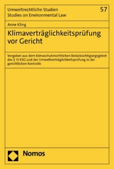 Klimavertr&auml;glichkeitspr&uuml;fung vor Gericht - Anne Kling