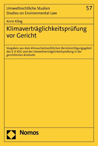 Klimaverträglichkeitsprüfung vor Gericht