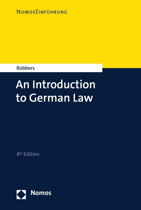 An Introduction to German Law - Gerhard Robbers