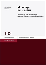 Monologe bei Plautus - Ferdinand St&uuml;rner