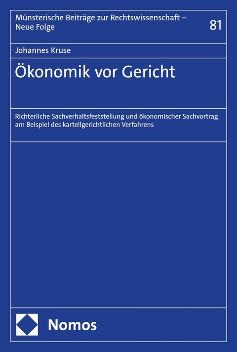 &Ouml;konomik vor Gericht - Johannes Kruse